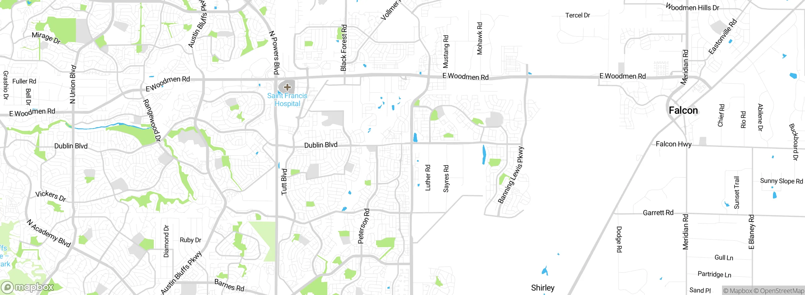 Map showing approximate location