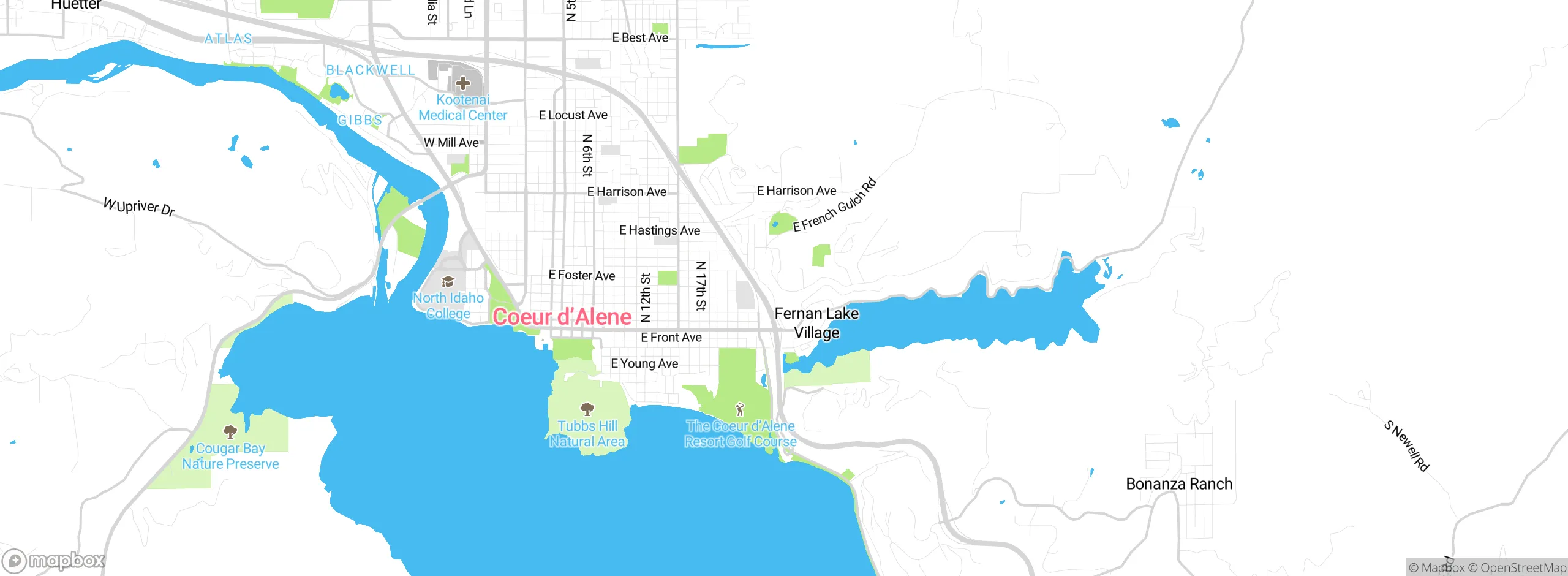 Map showing approximate location