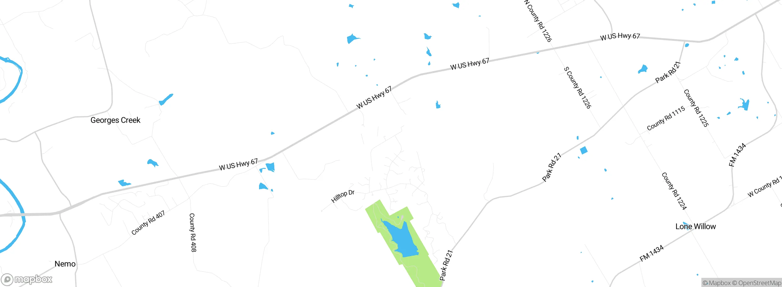 Map showing approximate location