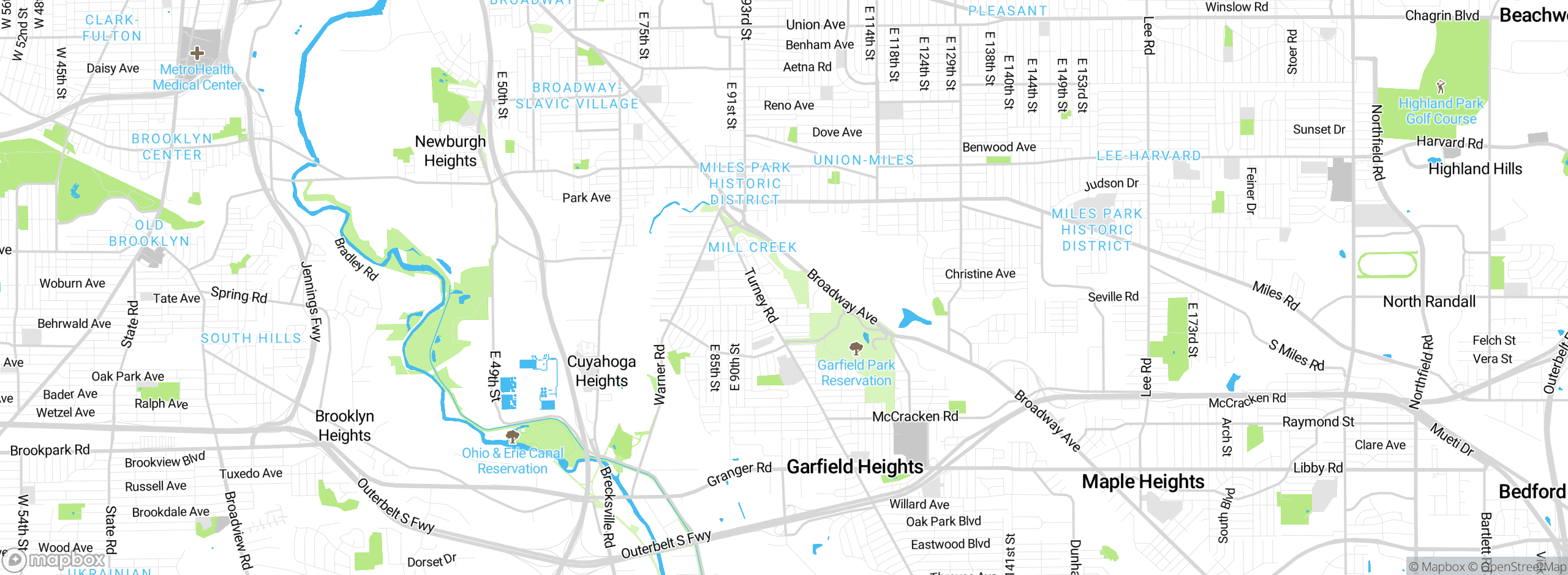 Map showing approximate location