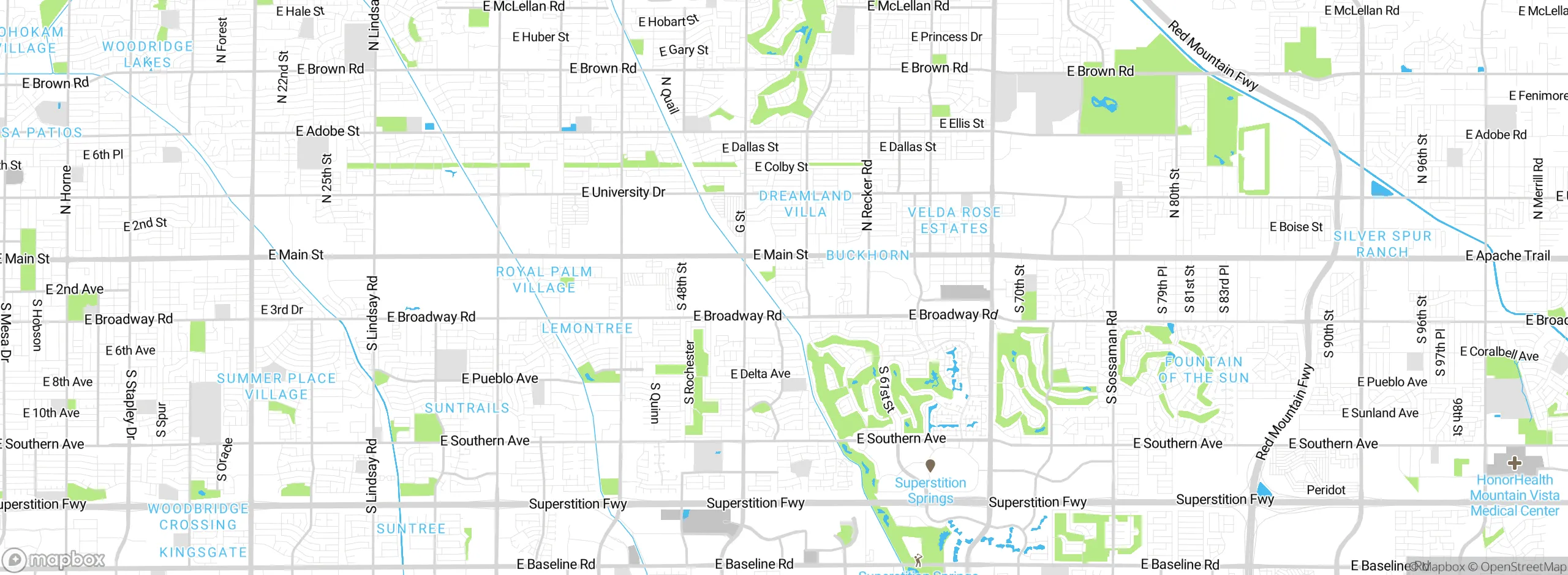 Map showing approximate location