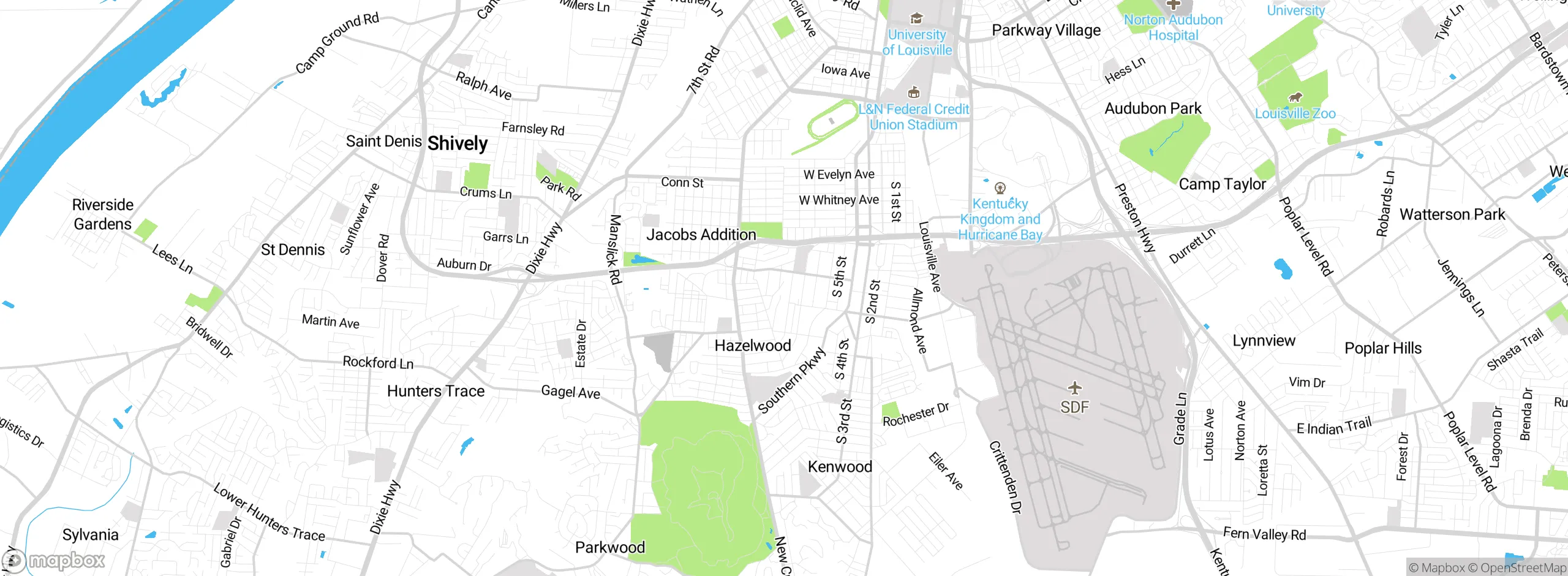 Map showing approximate location