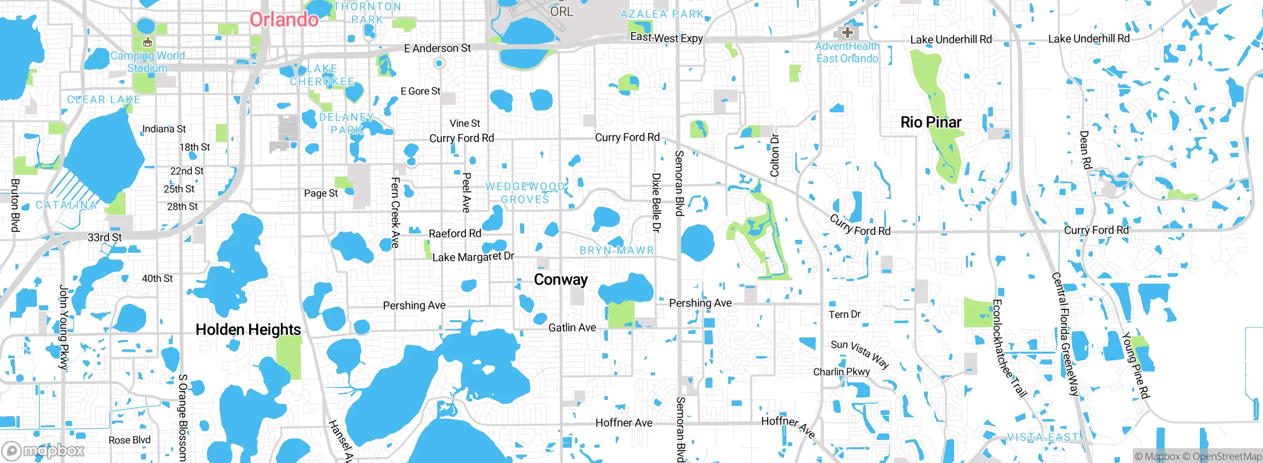 Map showing approximate location