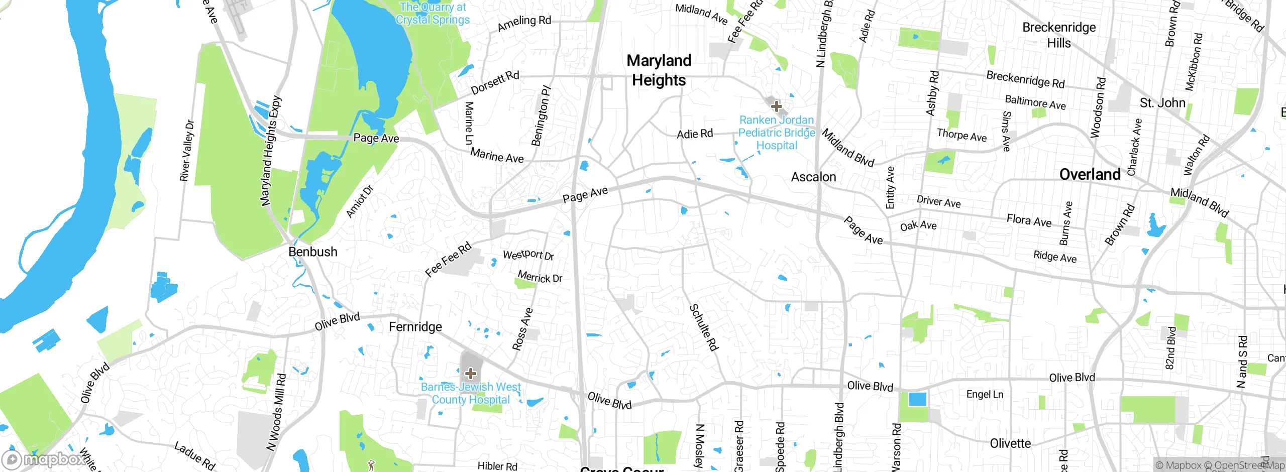 Map showing approximate location