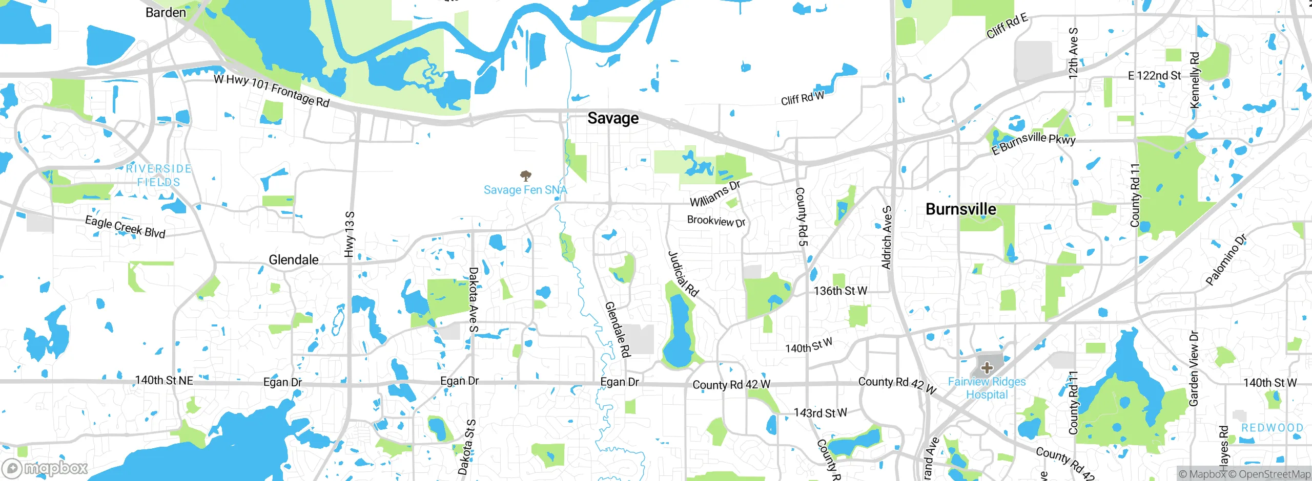 Map showing approximate location