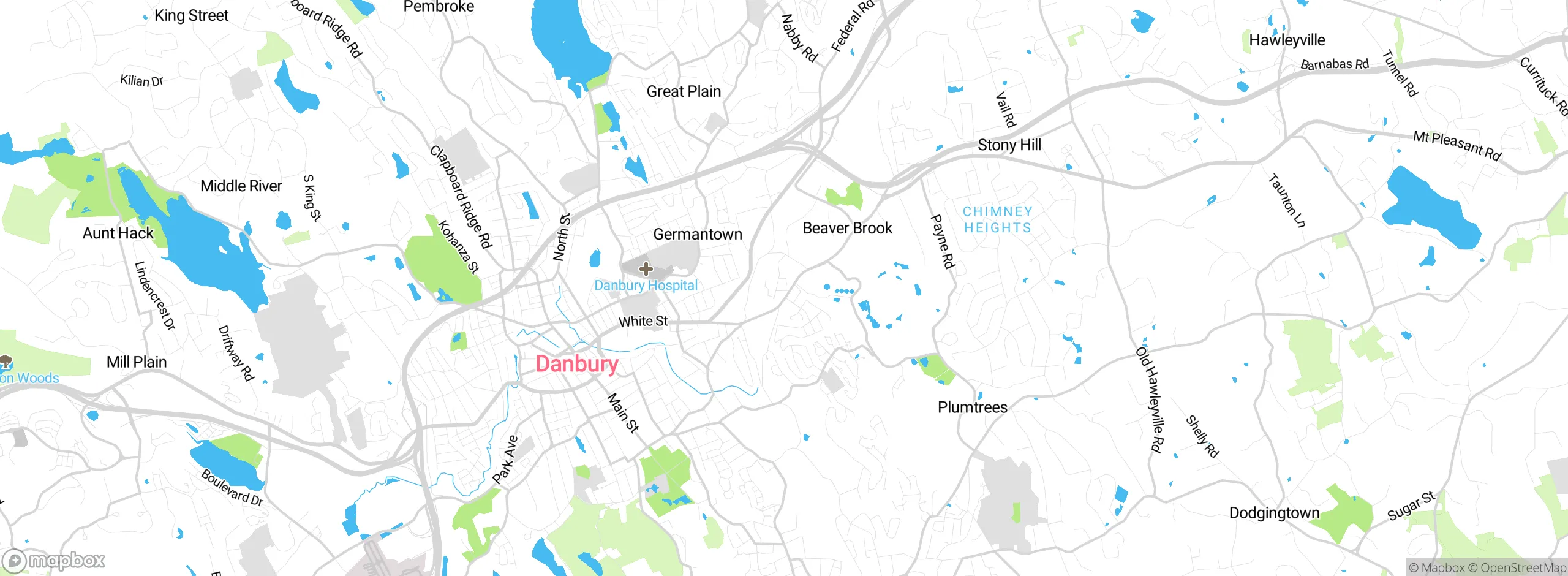 Map showing approximate location