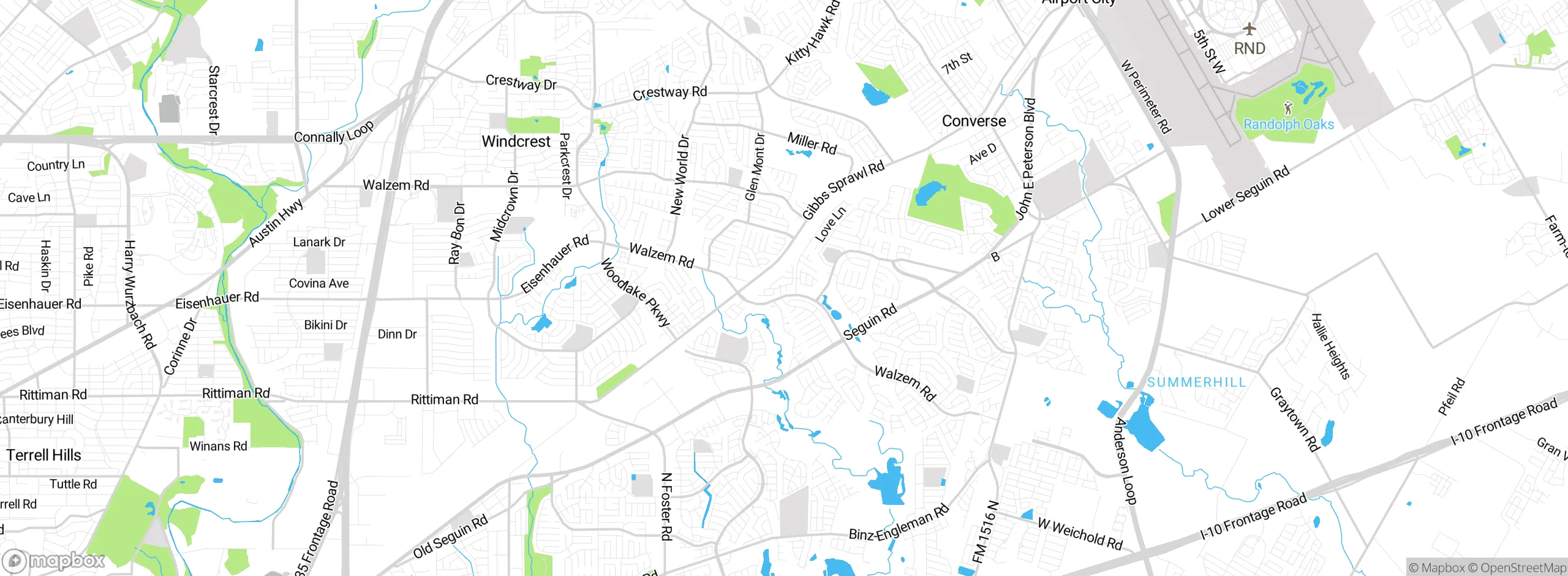 Map showing approximate location