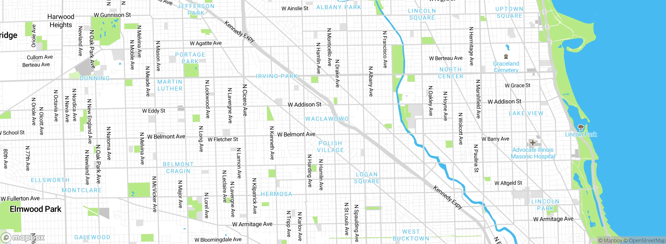 Map showing approximate location