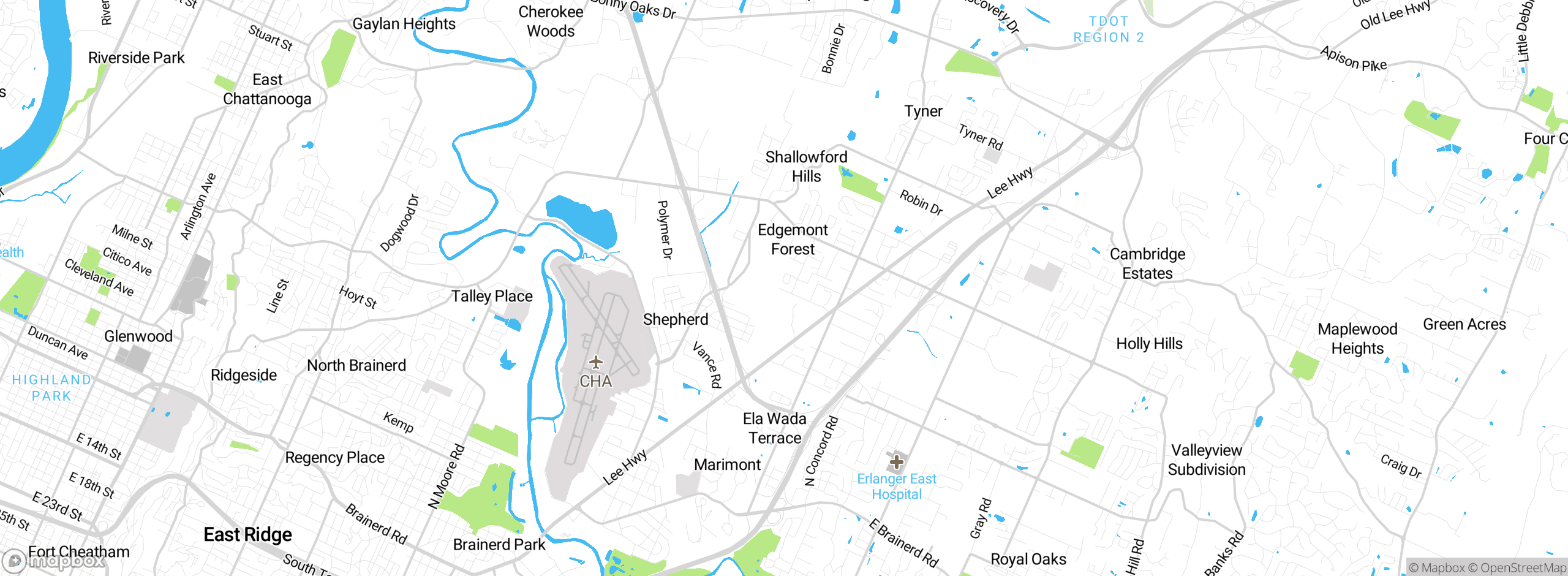 Map showing approximate location