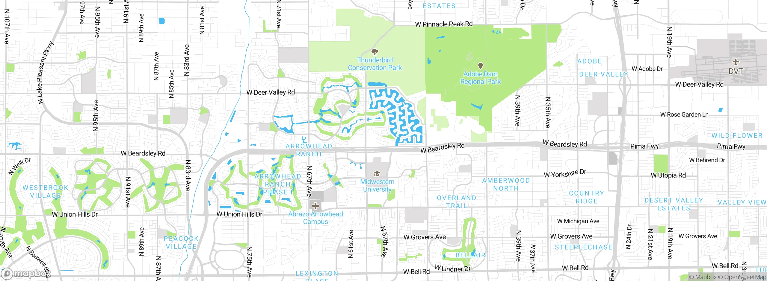 Map showing approximate location