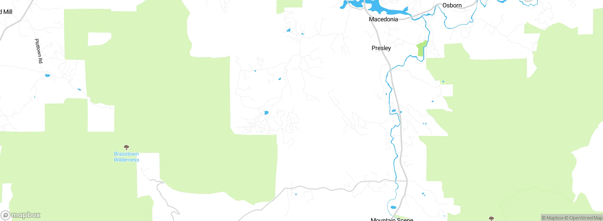 Map showing approximate location