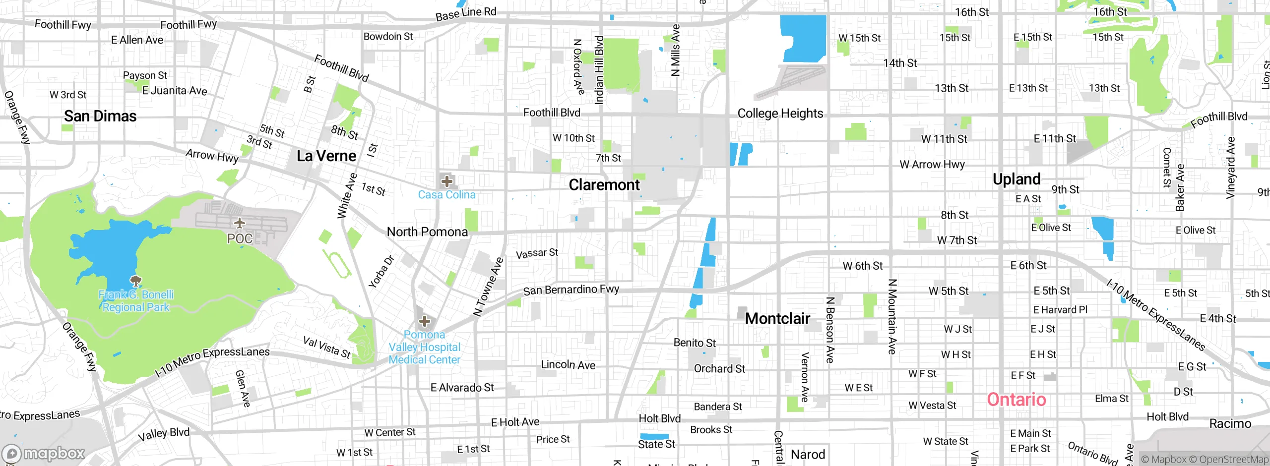 Map showing approximate location