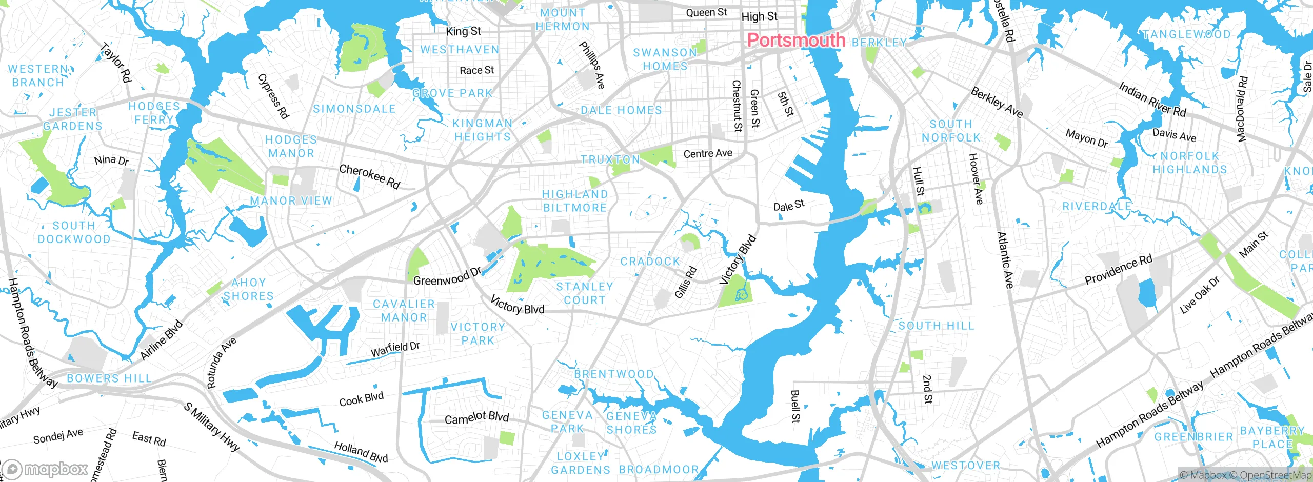 Map showing approximate location