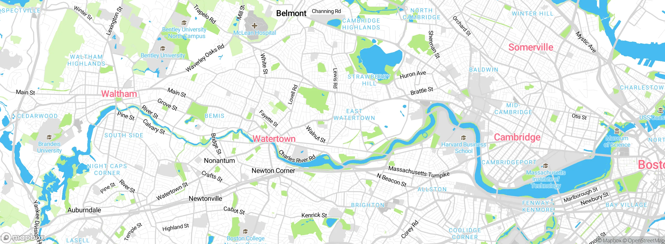 Map showing approximate location