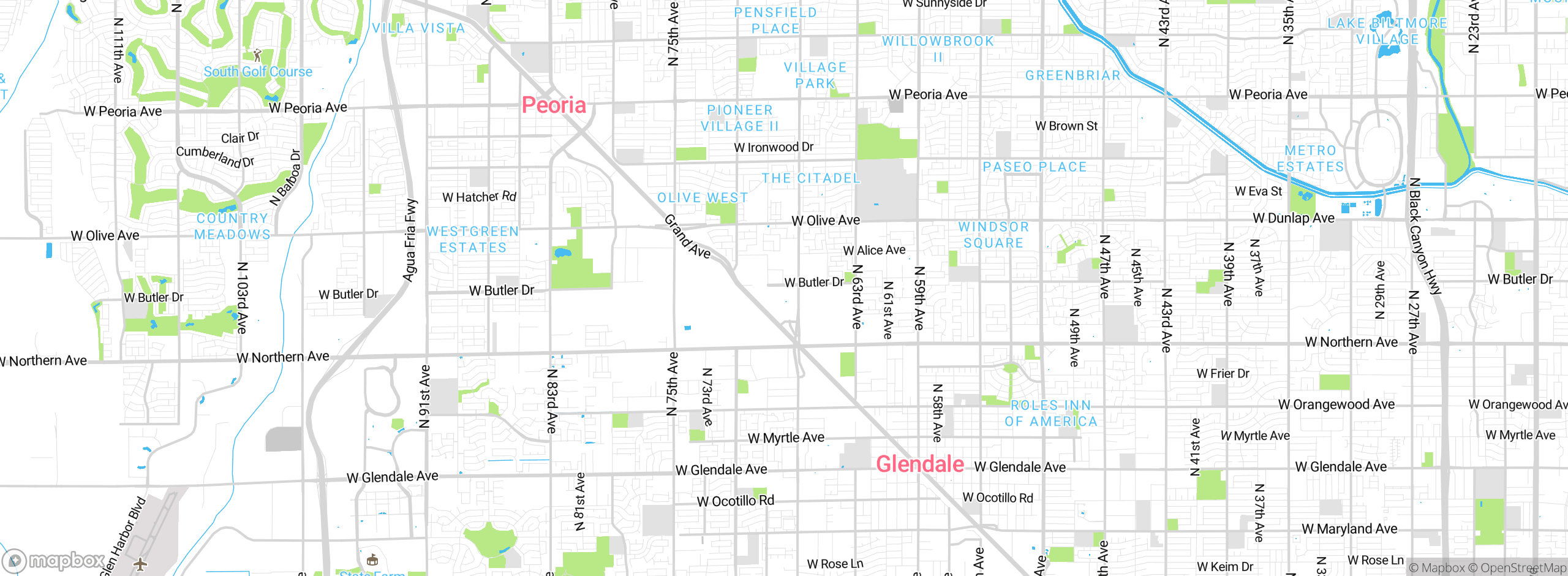 Map showing approximate location