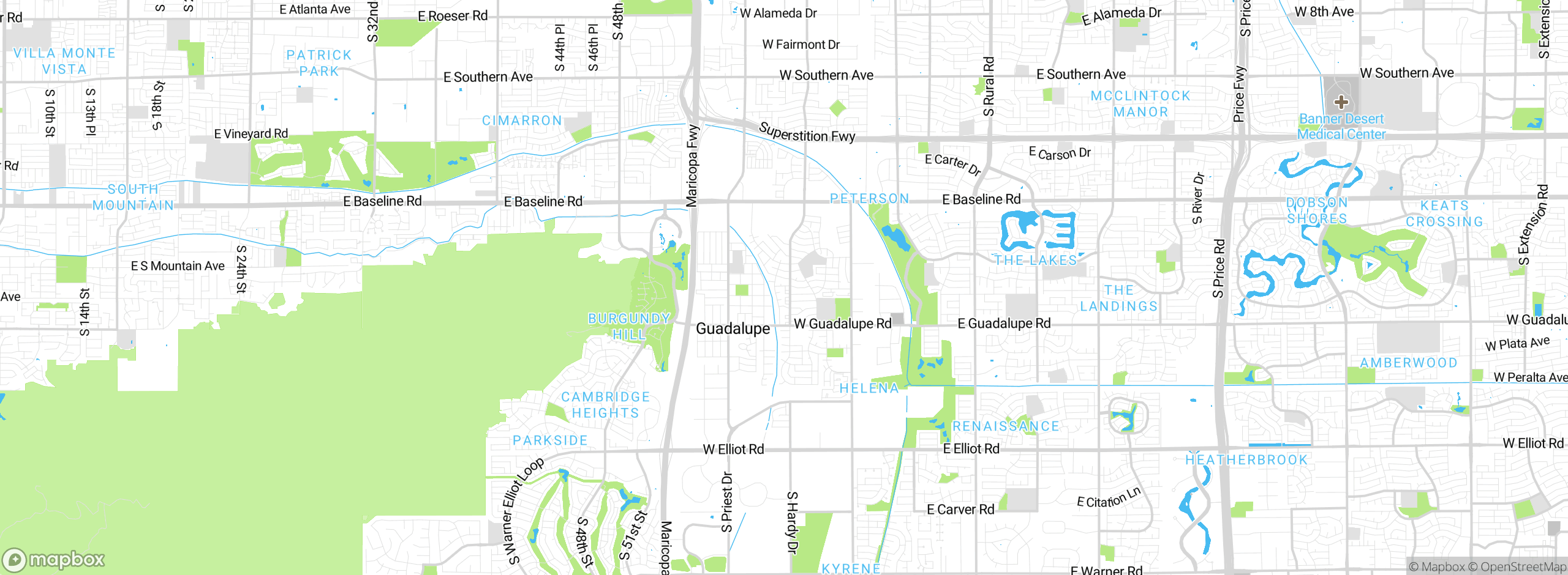 Map showing approximate location