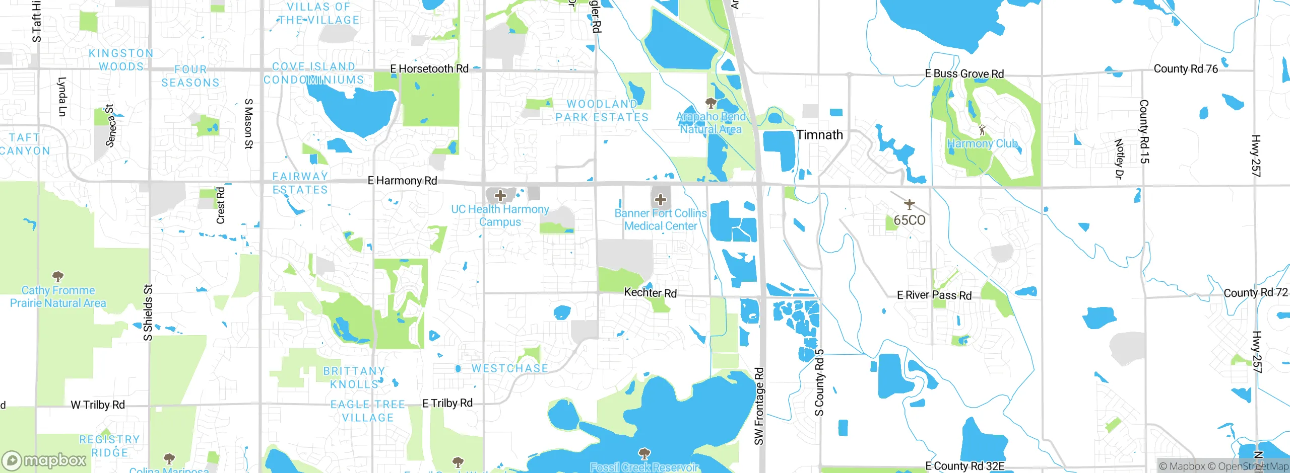 Map showing approximate location