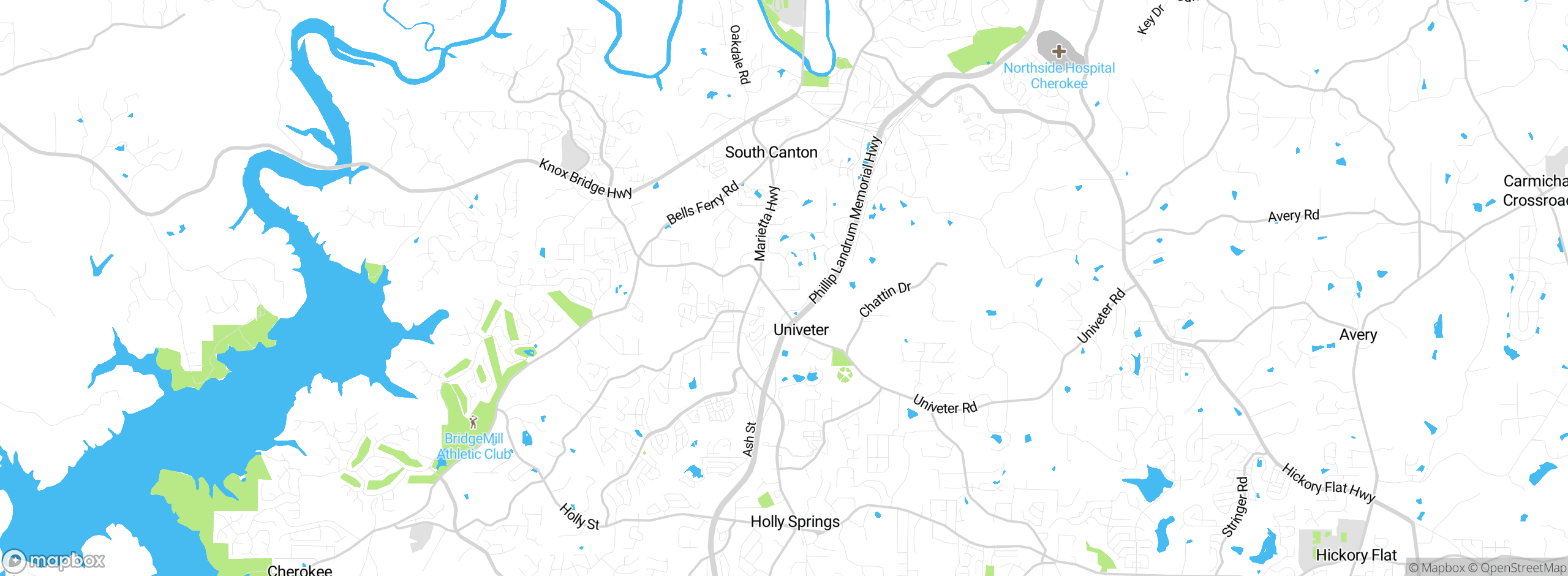 Map showing approximate location