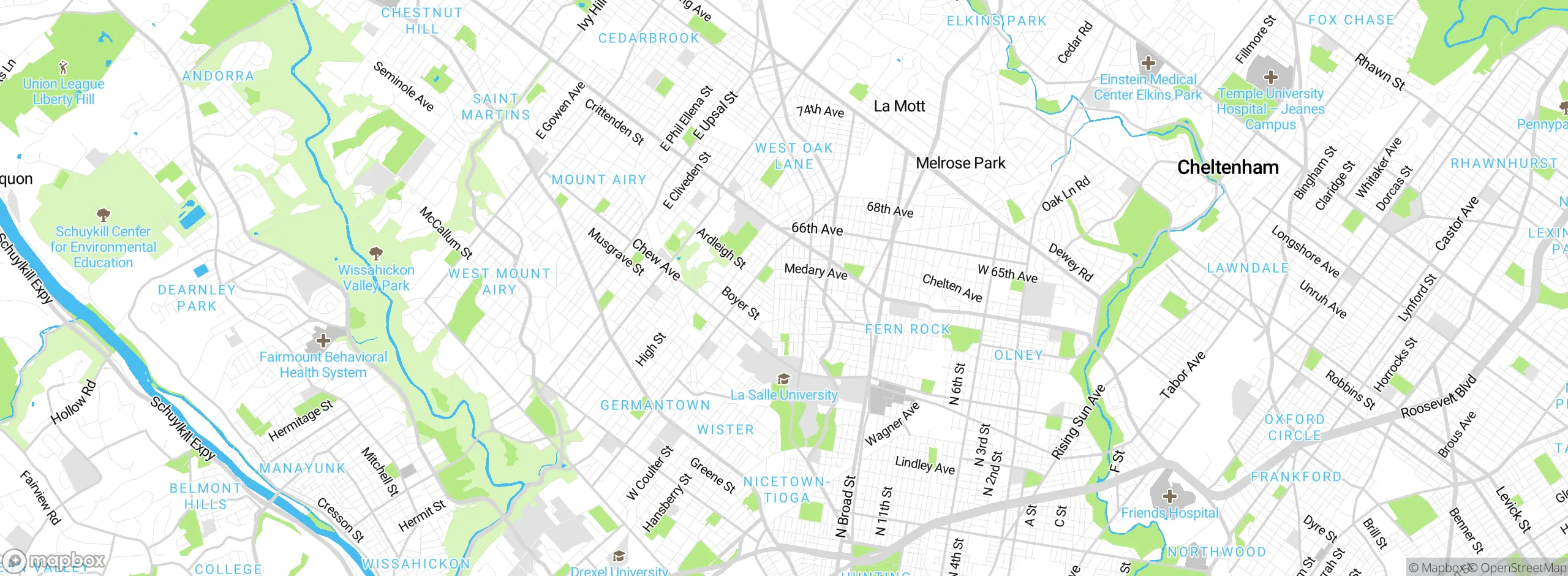 Map showing approximate location