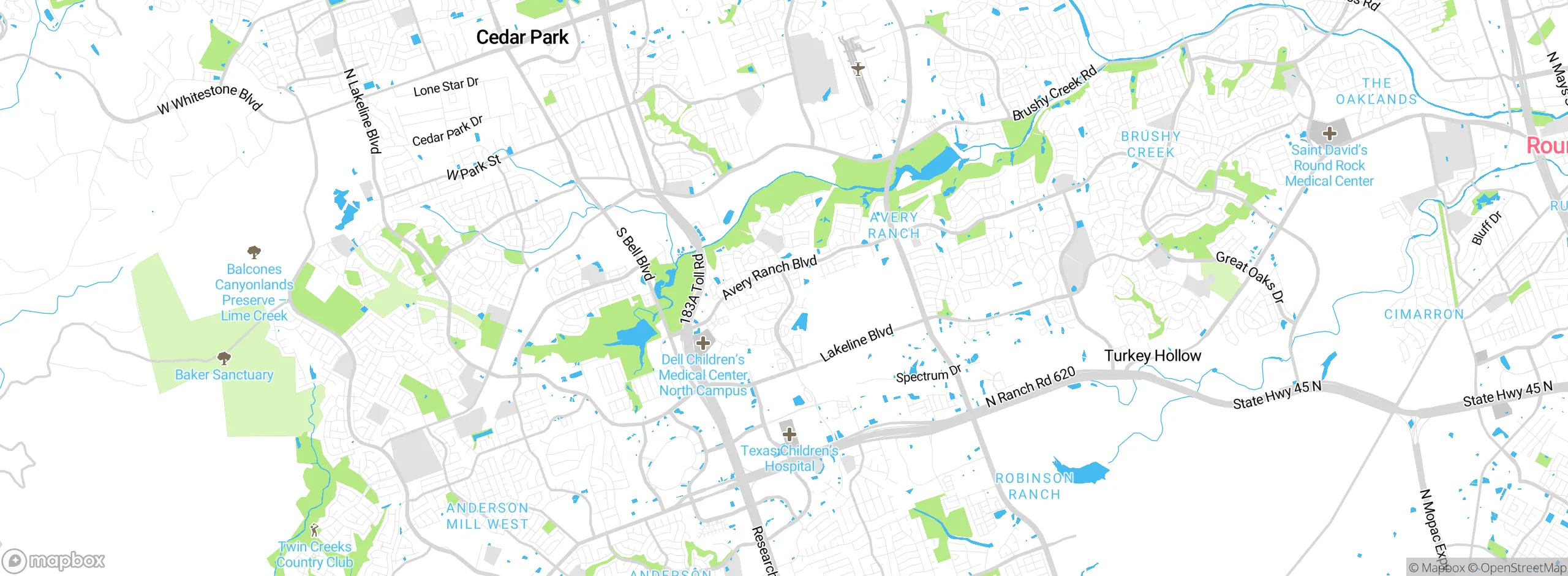 Map showing approximate location