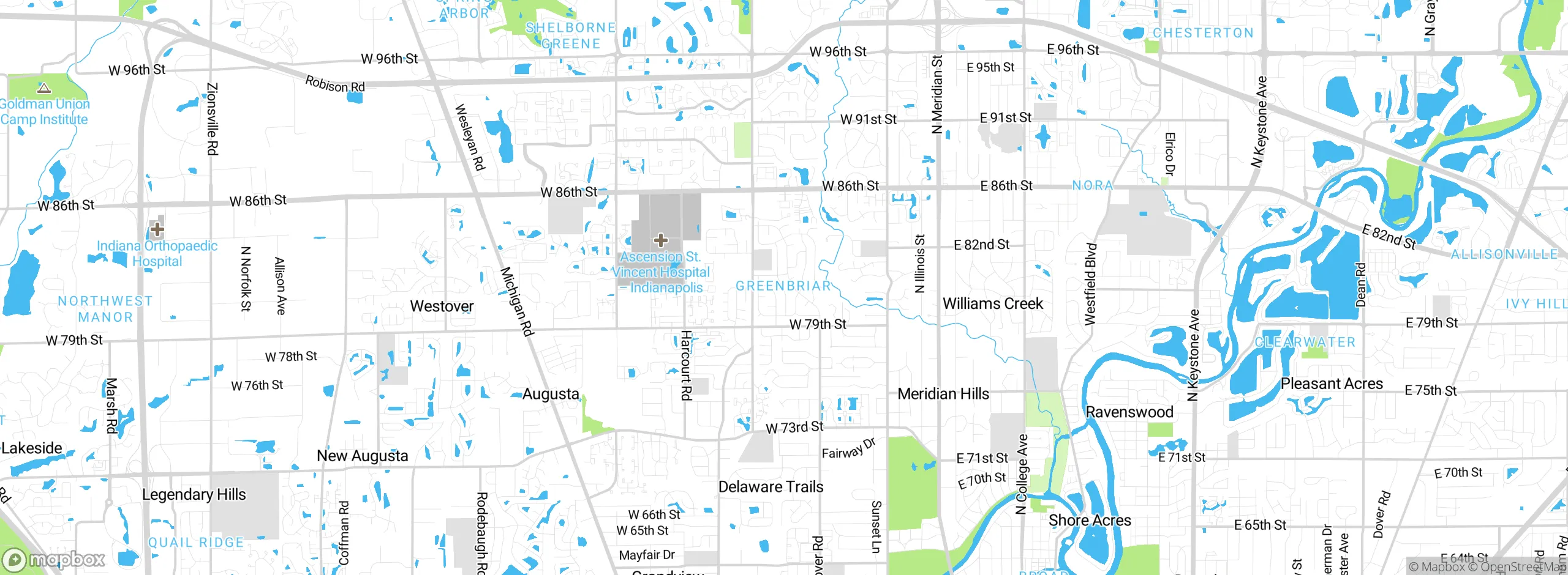 Map showing approximate location
