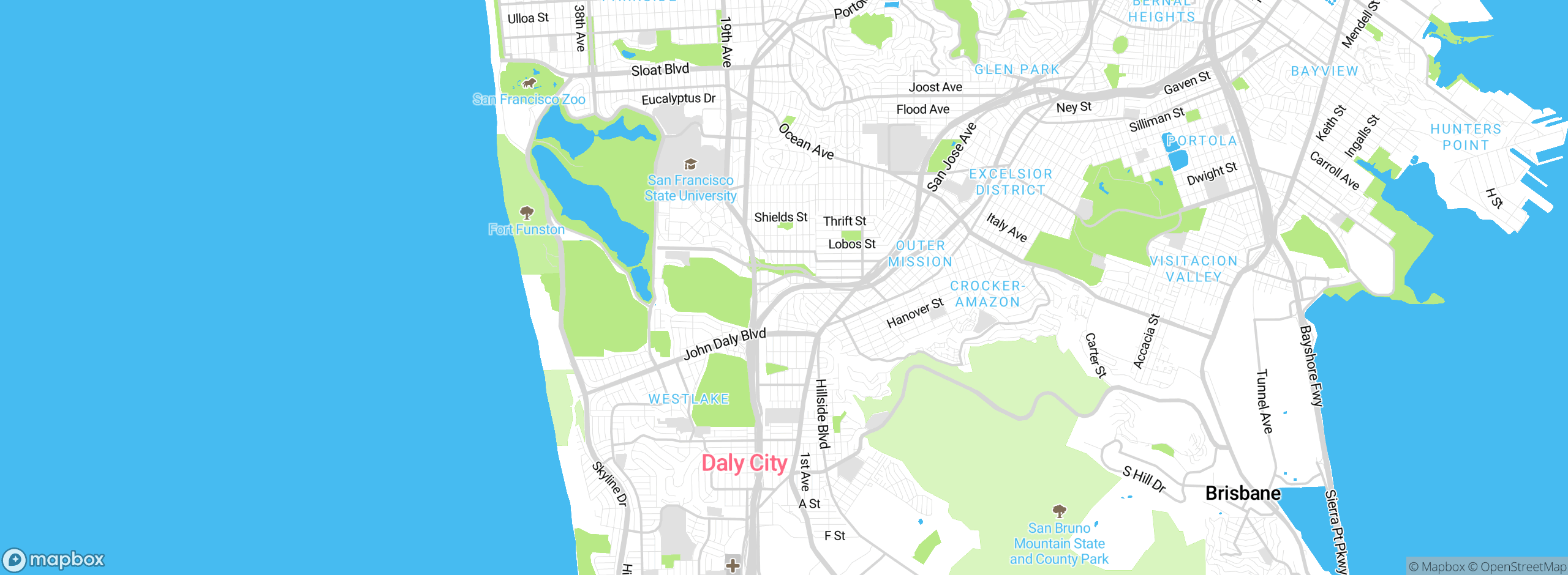 Map showing approximate location