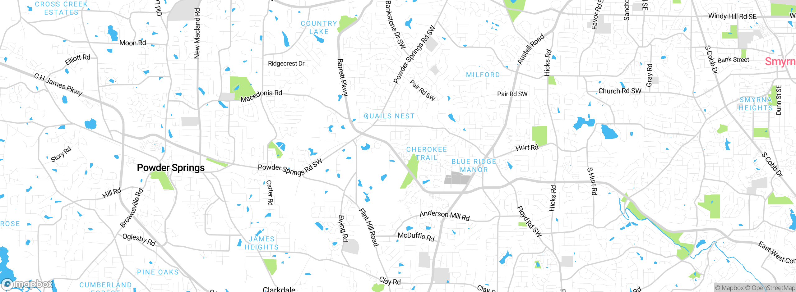 Map showing approximate location