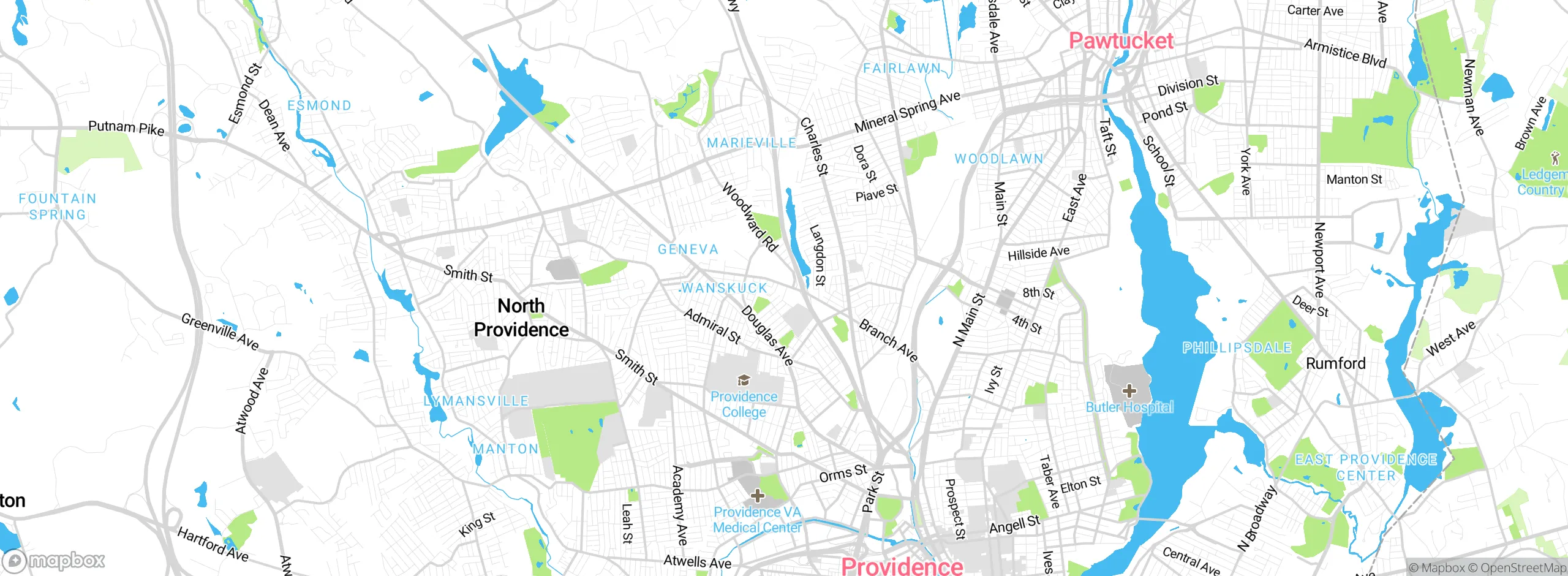 Map showing approximate location