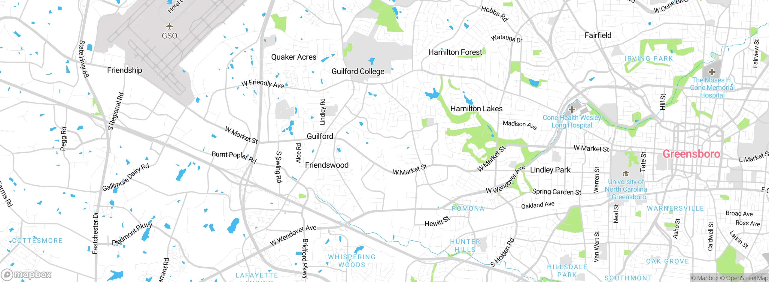 Map showing approximate location