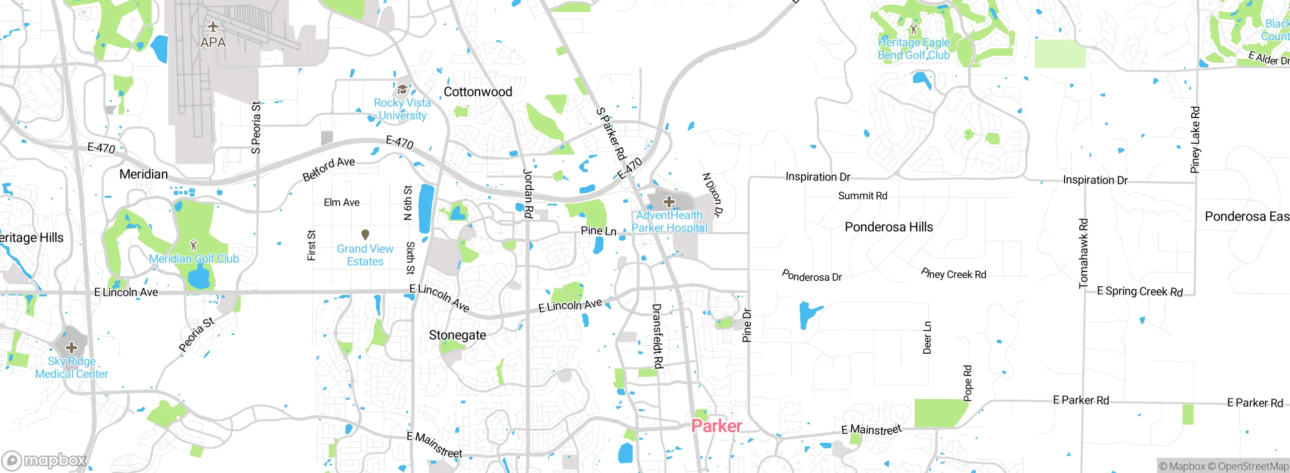 Map showing approximate location