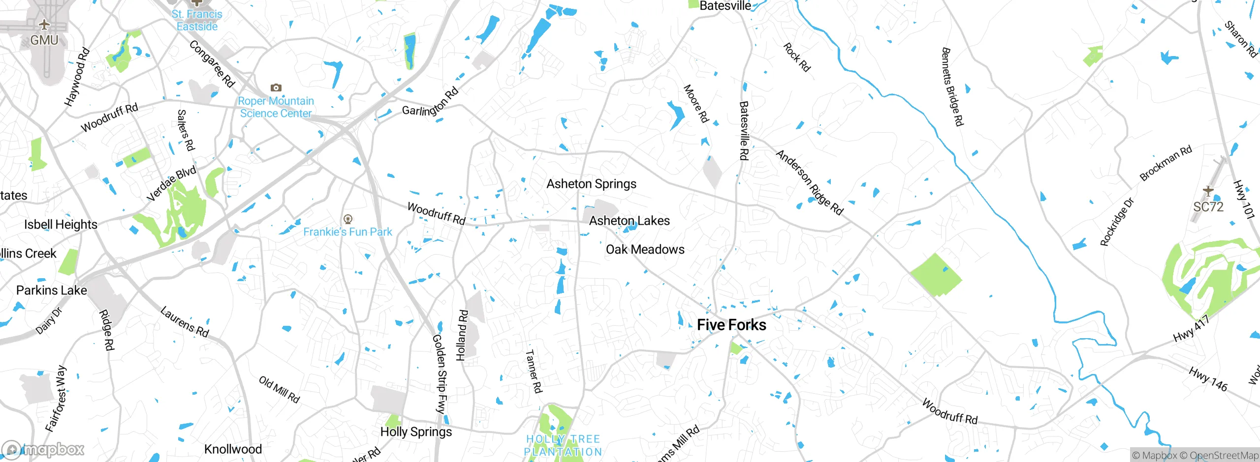 Map showing approximate location