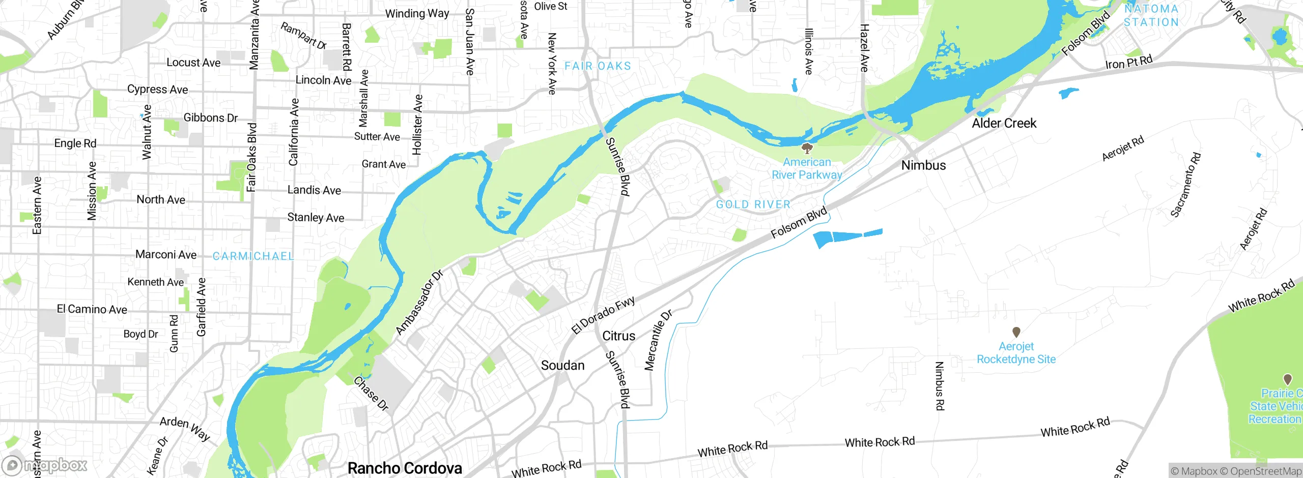 Map showing approximate location