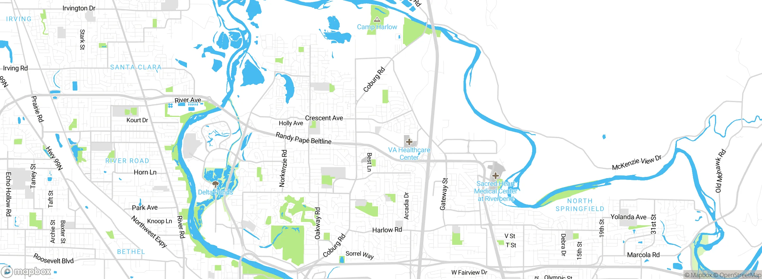 Map showing approximate location