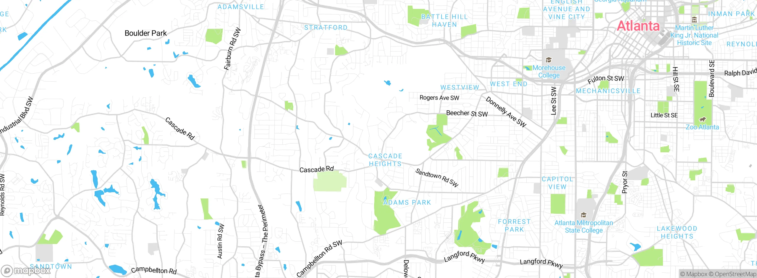 Map showing approximate location