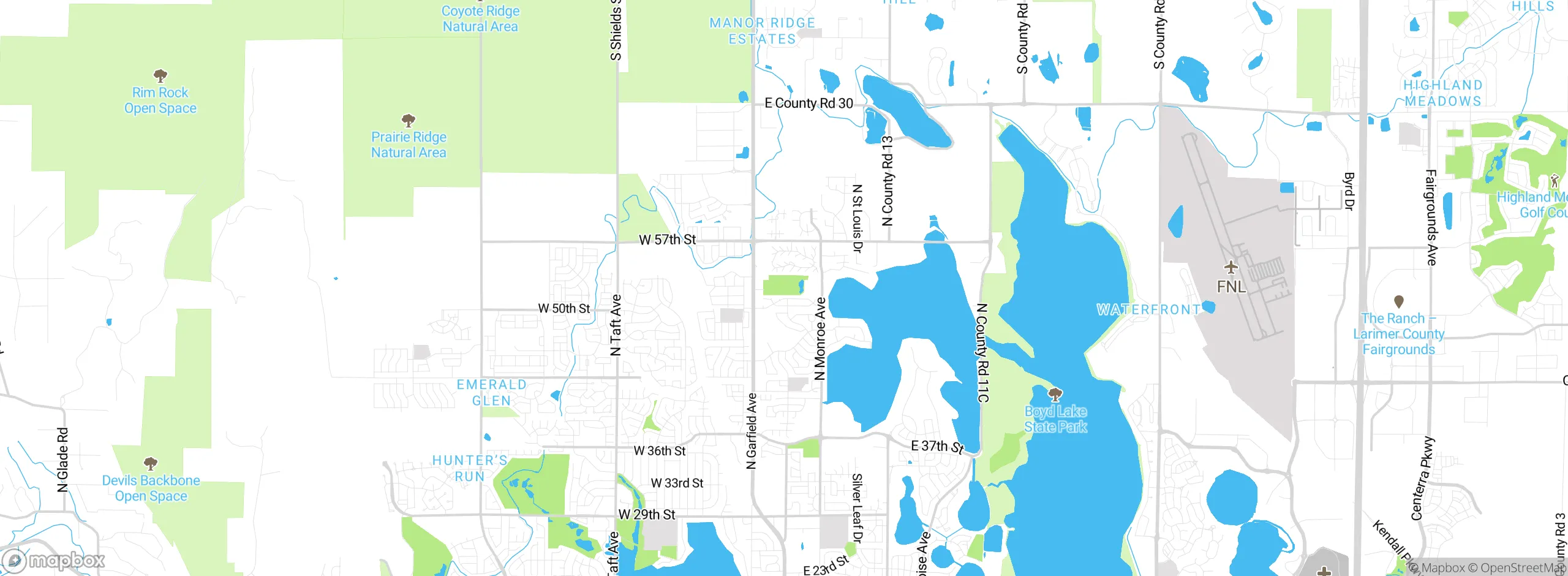 Map showing approximate location