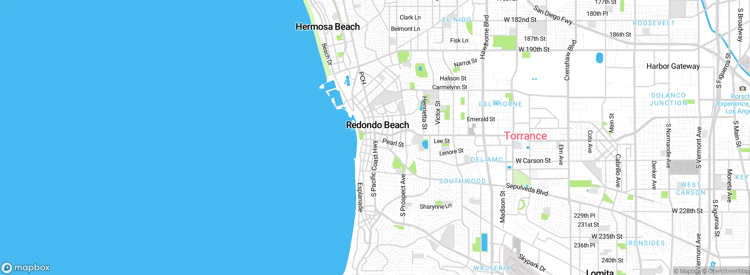 Map showing approximate location