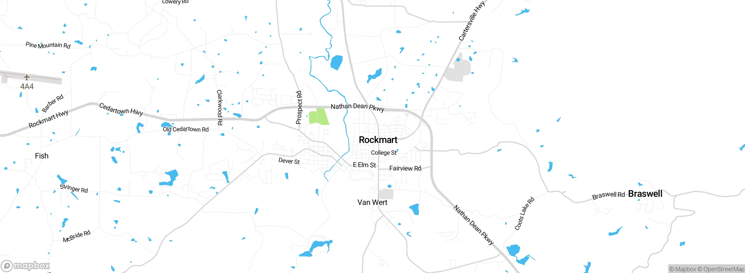Map showing approximate location