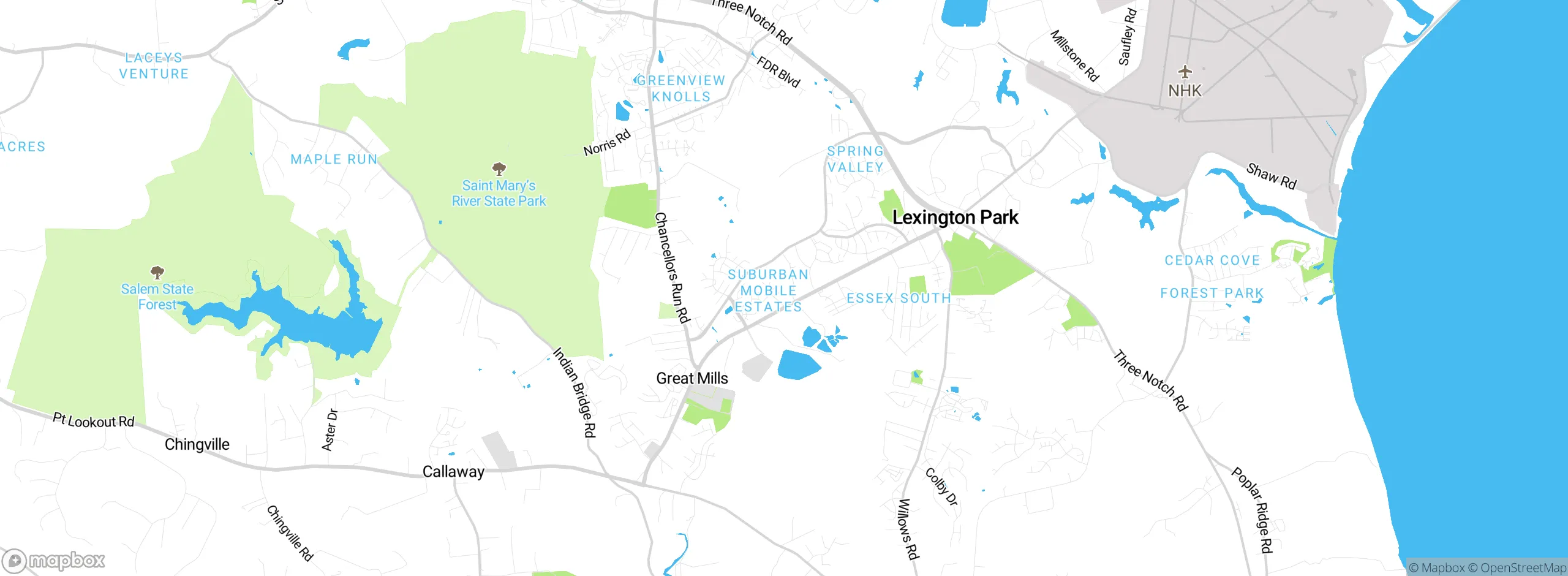 Map showing approximate location