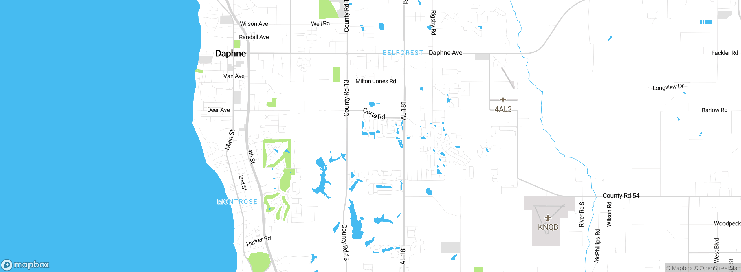 Map showing approximate location