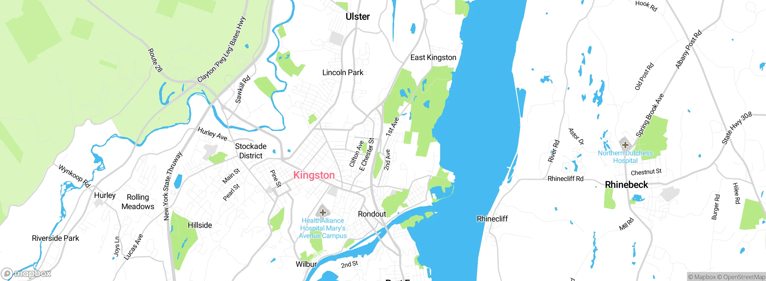 Map showing approximate location