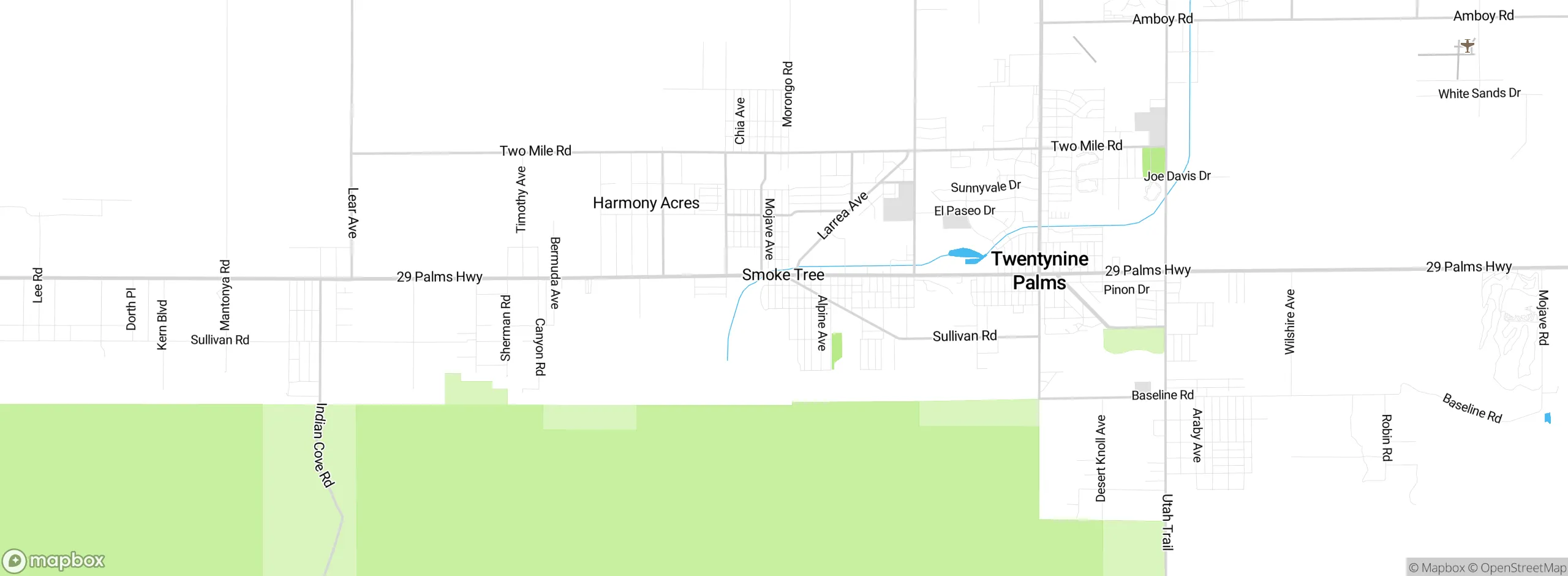 Map showing approximate location