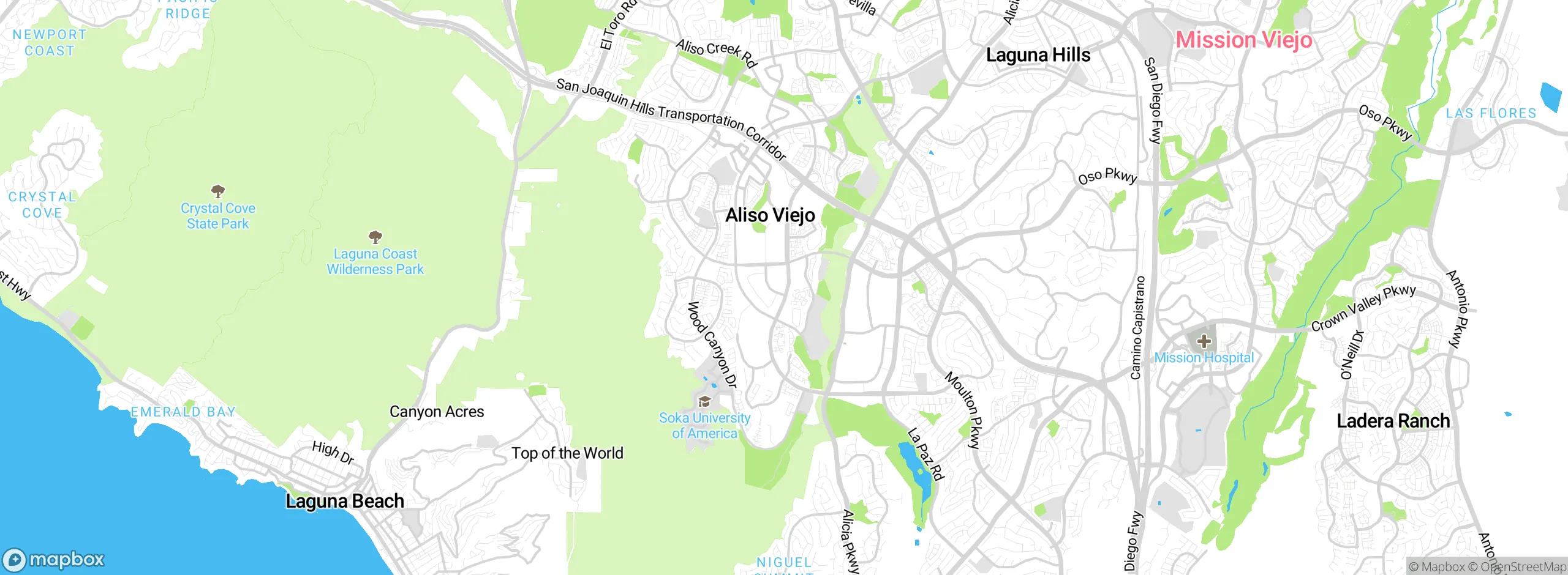 Map showing approximate location