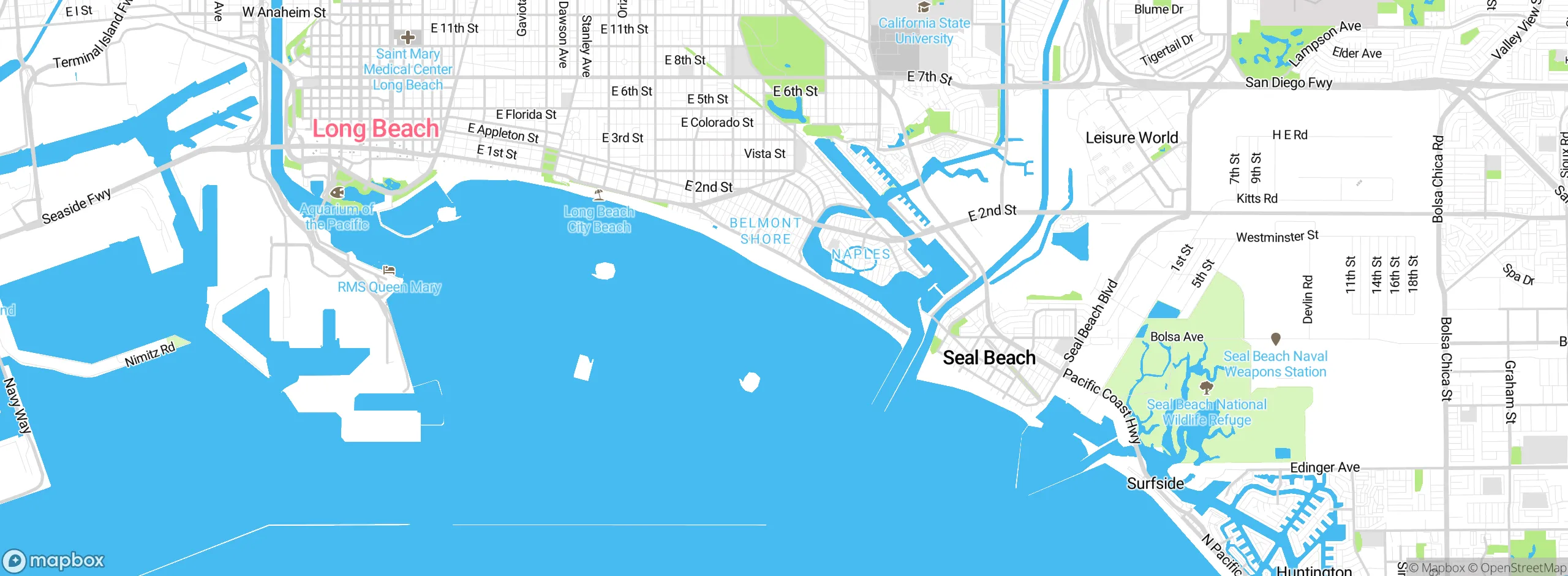 Map showing approximate location