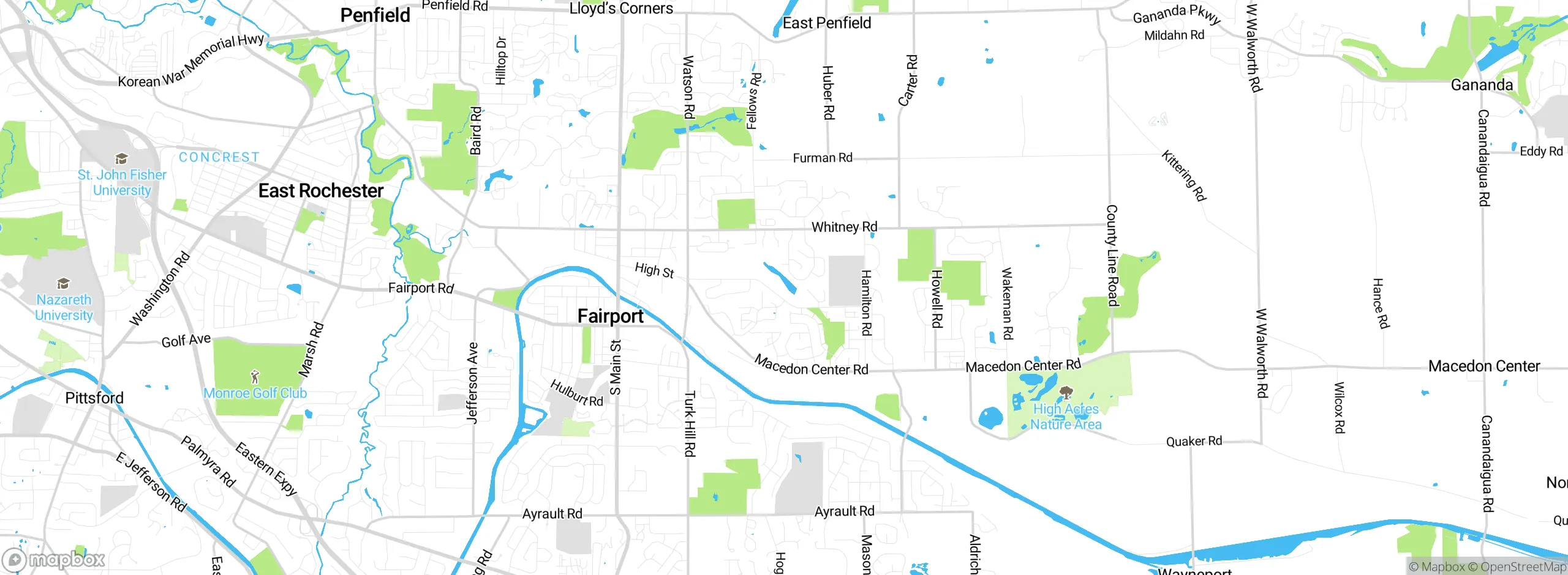 Map showing approximate location