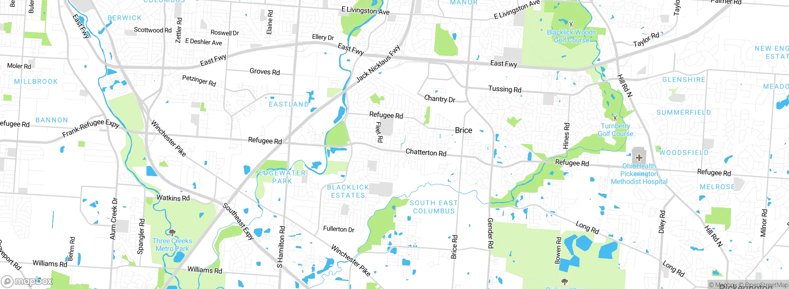 Map showing approximate location