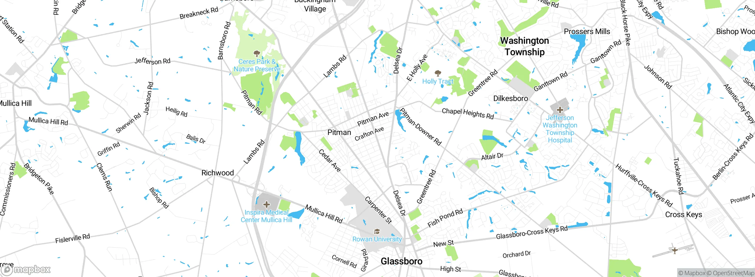Map showing approximate location