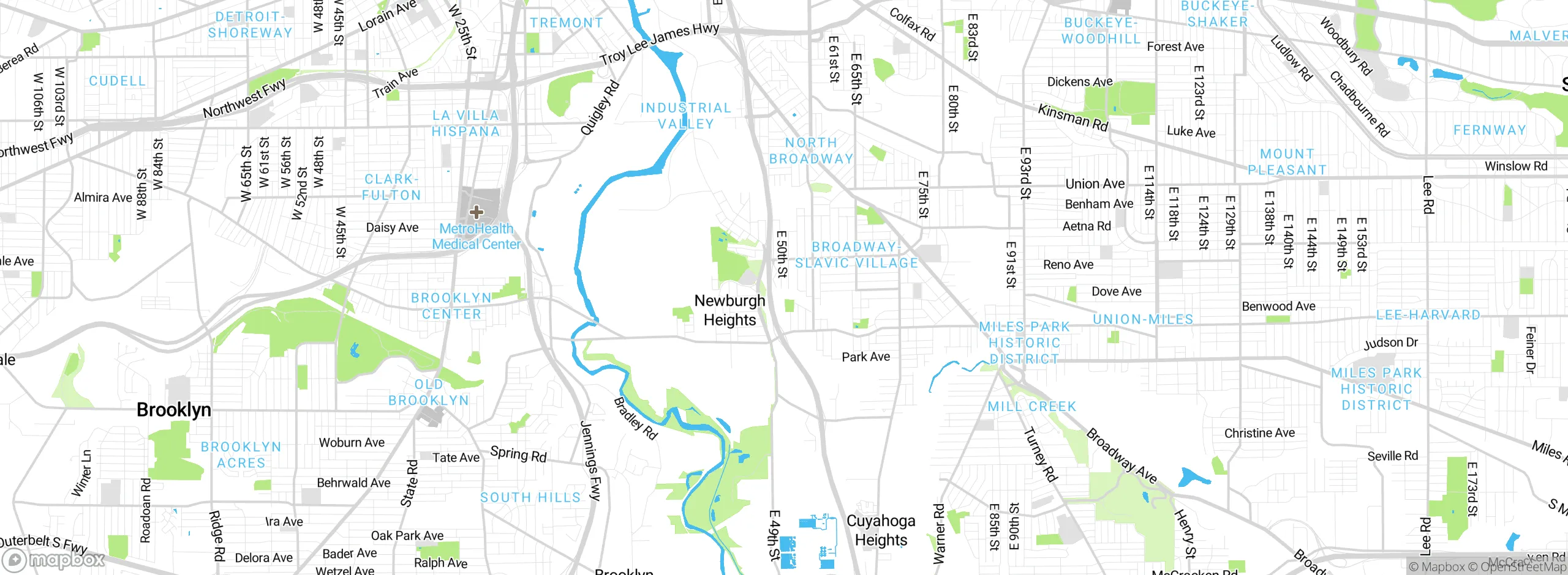 Map showing approximate location