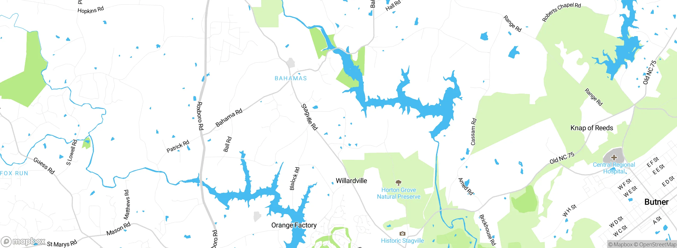 Map showing approximate location
