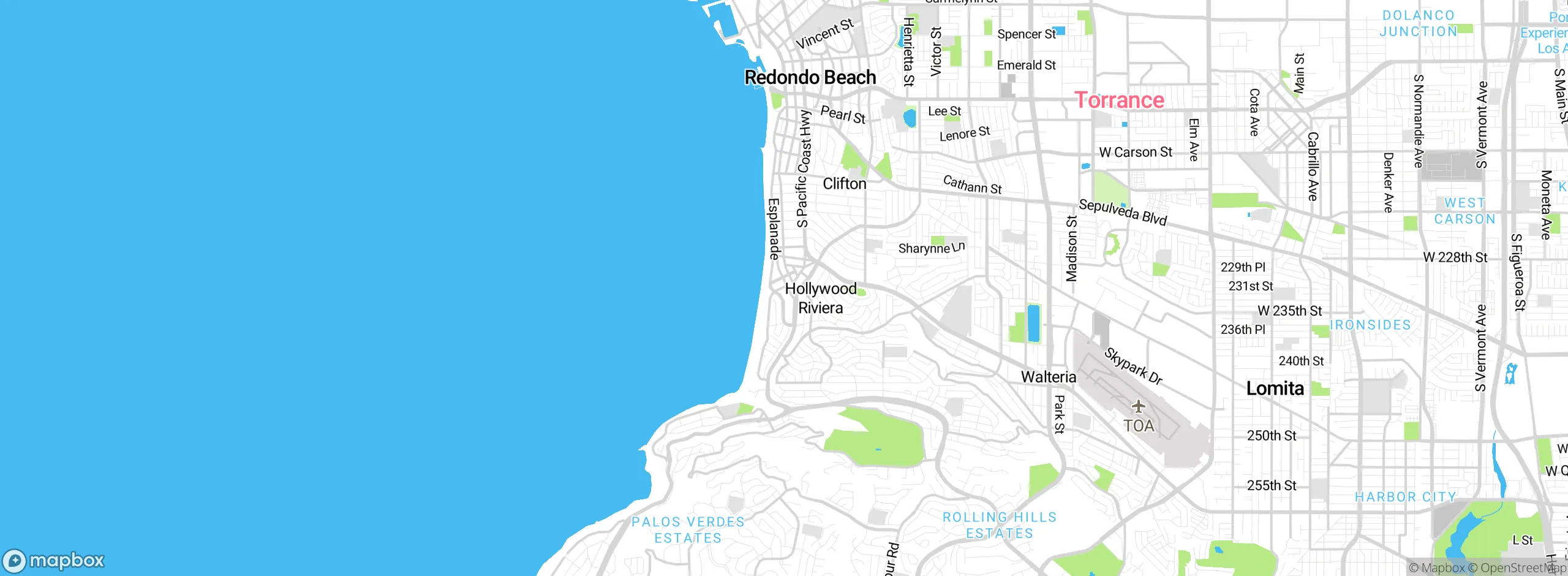 Map showing approximate location