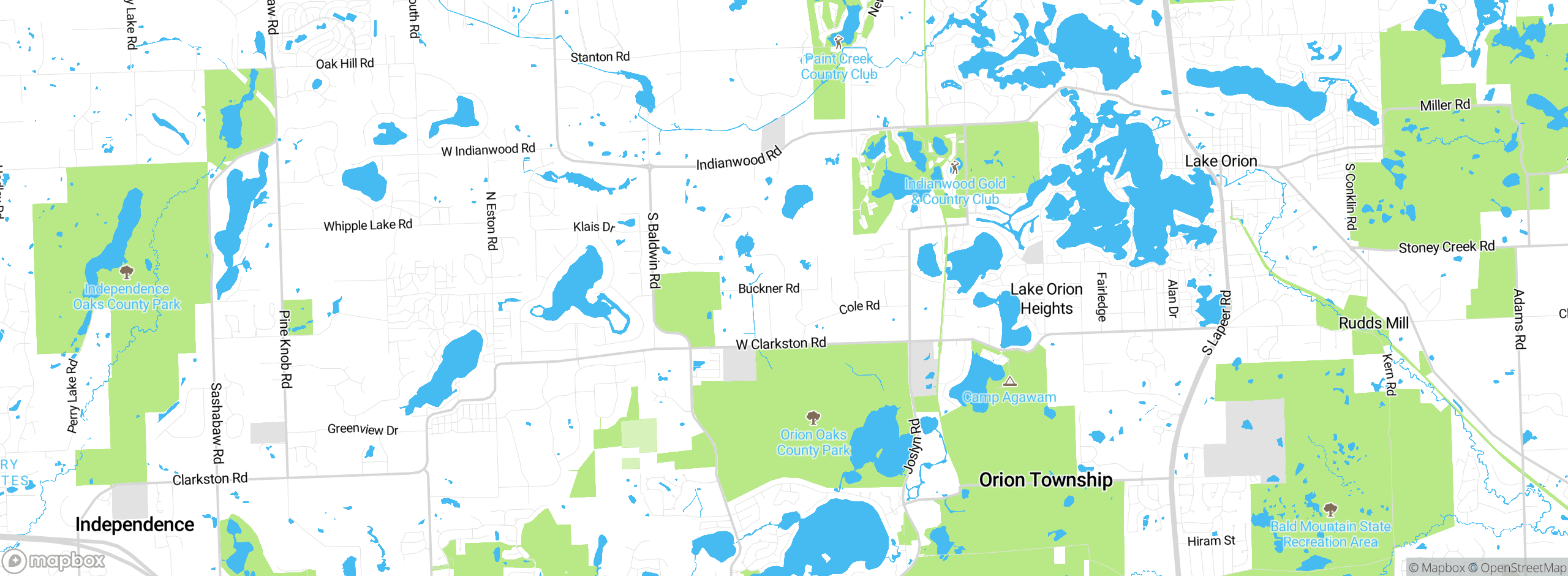 Map showing approximate location